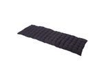 BANKAUFLAGE 3-Sitzer schwarz 143/48/5 cm