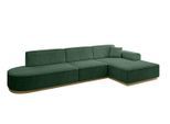 ECKSOFA Ottomane Rechts IREA-L2-v2 - 327x165x80 cm Grün