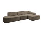 ECKSOFA Ottomane Rechts IREA-L2-v3 - 328x171x79 cm Braun