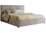 POLSTERBETT LERIO CLASSIC 160/200 - Hellgrau Velvet - ohne Matratze