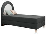 BOXBETT NEST 90/180 Dunkelgrau Struktur - H3