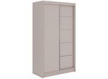 SCHWEBETÜRENSCHRANK mit Schubladen 120 - MACEDONIA - Kaschmir