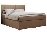 BOXBETT ALLY 180/200 Braun Kunstleder - H4