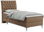 BOXBETT MILEN 90/200 Braun Kunstleder - H3 - Links Seite