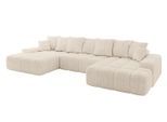 WOHNLANDSCHAFT ENSI-U - 353x164x88 cm Beige