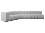 ECKSOFA modulares Sofa Karex-L2 - 399x194x70 cm Hellgrau