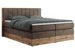 BOXSPRINGBETT BELLISSIMO KING 180/200 Braun Velvet - H4
