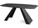 ESSTISCH Monte rechteckig ausziehbar, Schwarz 160-200/80/76 cm