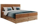 BOXBETT ALBERO 4 - 180/200 Orange Struktur - H4