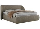 POLSTERBETT CAELA CLASSIC 200/200 - Grau Strukture - Pocket-Matratze