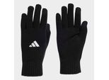 Trainingshandschuhe ADIDAS PERFORMANCE "TIRO L GLOVES", Damen, Gr. M, schwarz-weiß (schwarz, weiß), Obermaterial: 97% Polyacryl, 2% Polyester, 1% Elasthan, Handschuhe