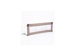 Cangaroo Bettschutzgitter, Bettgitter 130 x 43,5 cm für zuhause und unterwegs beige