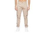 Crosshatch Heren Frentons Cargo Broek (Steen)
