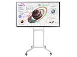 Samsung Flip Pro WM65B Flipchart 165 cm 65 Zoll inkl. PureMounts PM-CART-80W Rollwagen rotierbar