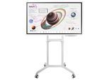 Samsung Flip Pro WM55B Flipchart 138,7 cm 55 Zoll inkl. PureMounts PM-CART-80W Rollwagen rotierbar & Tray CY-TF65BBC