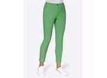 Webhose INSPIRATIONEN, Damen, Gr. 24, Kurzgrößen, grün (apfel), 77% Viskose, 19% Polyamid, 4% Elasthan, unifarben, lang, Hosen