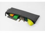 Sigel Taschen-Organizer Set, 2-teilig, B 250 x T 10 x H 180 mm, RPET/Kunstfilz, dunkelgrau
