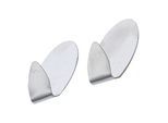 BGS Do it yourself Edelstahl-Klebehaken 88230, 35 x 50 mm, 1,0 kg, 2-tlg.)