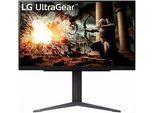 LG LED-Monitor "27GS75Q-B", Energieeffizienz: F, schwarz, B:17,8cm H:49cm T:68,4cm, Monitore, LED-Monitor