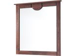 Spiegel OTTO HOME "Klera", braun (kiefer dunkel), B:81cm H:81cm T:5cm, Glas, Spiegel, Spiegel, Breite 81 cm, aus massiver Kiefer, FSC-zertifiziert