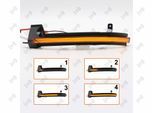 ABAKUS Blinkleuchtensatz l53140007ledd LED Außenspiegel rechts für VW