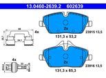 ATE Bremsbelagsatz, Scheibenbremse 13046026392 für BMW