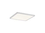 PAULMANN LED Einbauleuchte "Areo eckig 180x180mm 11W 770lm 3000K Nickel matt IP23 Deckenmontage", weiß, 1, H: 1cm, 1 Stk., Leuchten, Einbaupanel