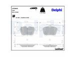 DELPHI Bremsbelagsatz, Scheibenbremse lp3845 für Skoda SEAT VW