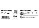SKF Bremsbelagsatz, Scheibenbremse vkbp80098 für Peugeot Vaughall DS