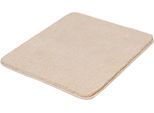 Badematte KLEINE WOLKE "Marco, Badvorleger, Badezimmer Teppich", beige (sandbeige), H:20mm, Polyester, Badematten, Badematte, Badteppich, Uni Farben