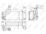 NRF Ladeluftkühler 30245 für TOYOTA