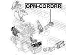 FEBEST Lagerung, Motor opmcordrr hinten für Opel GM