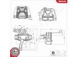 ESEN SKV Lagerung, Motor 75skv102 rechts für VW