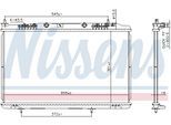 NISSENS Kühler, Motorkühlung 607032 für DS JEEP