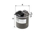 FILTRON Kraftstofffilter pp8404 Leitungsfilter 100mm für Mercedes NISSAN