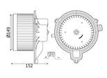 MAHLE Innenraumgebläse ab444000s für Iveco