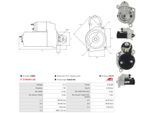 AS-PL Starter s3005 für Peugeot Ford DAF Fiat MITSUBISHI