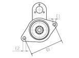 HC-CARGO Starter f032114034 für VW