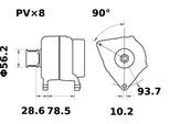 MAHLE Generator mg623