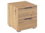 Rauch Möbel , Eiche Artisan , Holzwerkstoff , 2 Schublade(n) Schubladen , 40x42x42 cm , Blauer Engel, Goldenes M, BQ - Bündnis für Qualität, Made in Germany, DIN EN ISO 50001 , Soft-Close-System ,