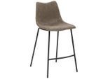 Livetastic , Schwarz, Schlammfarben , Metall , 49x99.5x55 cm , abwischbar , Esszimmer, Barmöbel, Barhocker