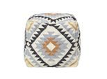 KELIM-POUF Agra mit Ethno-Muster, 43/43/43 cm