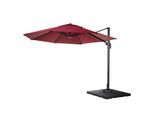 AMPELSCHIRM RUND Bordeaux 400/400 cm