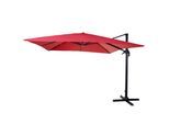 AMPELSCHIRM I Rot 300/300 cm