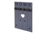 WANDGARDEROBE HOME SHABBY-LOOK Grau, Blau