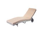 SONNENLIEGE Grau, Beige