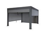PERGOLA MIT SEITENWAND Anthrazit