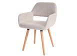 ESSZIMMERSTUHL Beige, Grau