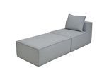 CHAISELONGUE Hellgrau