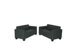 SOFA-GARNITUR Grau